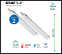 ENER-J Pack of 2 18W LED Triproof Batten Tube Lights, 60cms, 4000K, IP65 Waterproof, No UV and IR Radiation, Super Bright Tube Light for Kitchen, Living Room, Bathroom, Office, etc. - Code T193-2