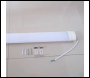 ENER-J Pack of 2 36W LED Triproof Batten Tube Lights, 120cms, 4000K, IP65 Waterproof, No UV and IR Radiation, Super Bright Tube Light - Code T195-2