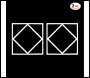 ENER-J Double Square Borderline LED Panel, 60x60 40W 4000 Lumens, 2 Years warranty, 6000K - Code T200