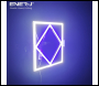 ENER-J Double Square Borderline LED Panel, 60x60 40W 4000 Lumens, 6000K on border and Blue Inside - Code T200BL