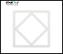 ENER-J Double Square Borderline LED Panel, 60x60 40W 4000 Lumens, 6000K on border and Blue Inside - Code T200BL