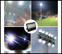 ENER-J 400W Outdoor LED Floodlight, 1500W Halogen Equiv Work Lights, Waterproof IP66 Security  Bright Light 40000Lm, 6000K for Garage Garden, Lawn & Yard etc - Code T215X
