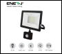 ENER-J 50W Slim LED Floodlight with PIR Sensor 6000K - Code T218