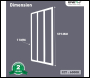 ENER-J Edgelit Borderline LED Panel with Middle Bars 40W 4000 Lumens, 2 Years warranty, 6000K - Code T300