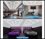 ENER-J 600W Car Showroom Light 440mm*23.6mm *38.1mm(57pcs)+1175mm*23.6mm *38.1mm(12pcs),PC T5 Tubes, 6500K, 100-120lm/W - Code T304