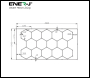 ENER-J 600W Car Showroom Light 440mm*23.6mm *38.1mm(57pcs)+1175mm*23.6mm *38.1mm(12pcs),PC T5 Tubes, 6500K, 100-120lm/W - Code T304