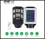 ENER-J 70W Solar Streetlights 6500K with 6V 8W Solar Panel & 6000 mAh Battery & Remote - Code T389