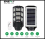 ENER-J 100W Solar Streetlights 6500K with 6V 12W Solar Panel & 12000 mAh Battery & Remote - Code T390