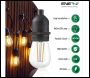 ENER-J LED Filament Festoon String Light Kit 10.2m (inc 10x2W Filament LED Lamps) - Code T454