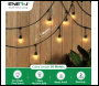 ENER-J LED Filament Bulb String Light Kit 30m (inc 30x1W Filament LED Lamps) - Code T471