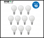 ENER-J LED Bulb- 4W LED Golf Ball Lamp E14 P45 6000K (PACK OF 10) - Code T513-10