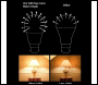 ENER-J LED Bulb- 10W GLS A60 LED Thermoplastic Lamp E27 6000K (PACK OF 10) - Code T519-10
