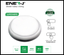 ENER-J 9 in 1 LED Bulkheads with Power Switchable (12W-18W-22W) and CCT Switchable, Size: 320mm, IP65 & IK10, 5 Years Warranty - Code T561