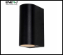 ENER-J Up-Down GU10 Fitting Wall Light Black Housing  - Code T703