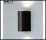 ENER-J Up-Down GU10 Fitting Wall Light Black Housing  - Code T703