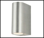 ENER-J Up-Down GU10 Fitting Wall Light Silver Housing - Code T704