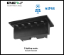 ENER-J 2 Pc Pack Solar Powered Deck / Fence Light with 5 LEDs, 2 Colour Switchable - 3000K & 6000K - Code T722-2