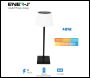 ENER-J 4W Wireless LED Table Lamp (White Housing) CCT & Dimming, IP44 - Code T724