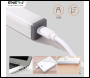 ENER-J Pack of 2 Rechargeable Motion Sensor Cabinet Lights, 10 LED with 2 Switch Modes, USB Charging, for Kitchen Wardrobe Closet - Code T727-2