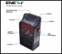 ENER-J 900W Wall Socket Handy Heater with Flame Effect and remote - Code TH1002