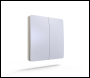ENER-J 2 Gang Wireless Kinetic Switch (white body) - Code WS1025