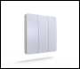 ENER-J 3 Gang Wireless Kinetic Switch Dimmable/Non Dimmable (white body) - Code WS1035X