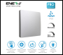 ENER-J 1 Gang Wireless Kinetic Switch, (Silver Finish) + 100W RF+WiFi Dimmable Receiver - Code WS1041+WS1038