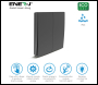 ENER-J 2 Gang Wireless Kinetic Switch, Black + 2*500W RF Receiver - Code WS1051XB+WS1055X(2)
