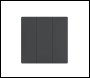 ENER-J 3 Gang Wireless Kinetic Switch, Black - Code WS1052XB