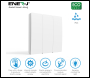 ENER-J 3 Gang Wireless Kinetic Switch, White + 3*500W RF receiver - Code WS1052X+WS1055X(3)