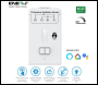 ENER-J 2 ways Wireless Receiver, 5Ax2 on/off,RF433mhz + WiFi Non Dimmable - Code WS1072