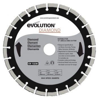 Evolution 305mm Diamond Blade