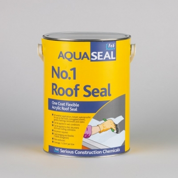 AQUASEAL NO.1 ACRYL ROOF SEAL - One Coat Flexible Acrylic Roof Seal - Grey - 20KG