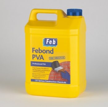 FEBOND PVA  inch ORIGINAL inch  - Professional PVA - White - 5LTR (per 4)