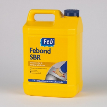 FEBOND SBR - Waterproofer & Bonding Admixture - White - 25LTR