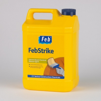 FEBSTRIKE - Solvent Based Chemical Release Agent - Amber/Light Brown - 5LTR (per 4)