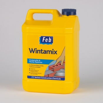 FEB WINTAMIX - Frostproofer & Morter Plasticiser - Clear - 5LTR