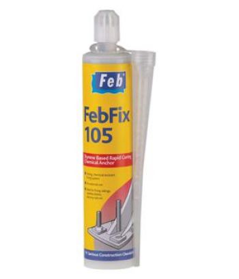 Febfix 105 Styrene Based Rapid Curing Chemical Anchor (per 12 box)