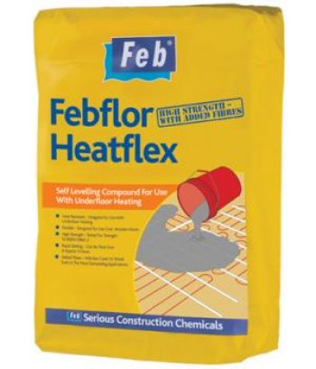 Febflor Heatflex Self Levelling Compound For Use With Underfloor Heating - per 20kg