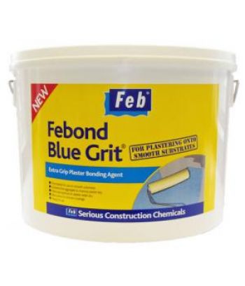 Febond Blue Grit Extra Grip Plaster Bonding Agent - 10 Litre