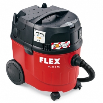 Flex VC 35 L MC 230/CEE Safety vacuum cleaner with manual filter cleaning system, 35 L, class L