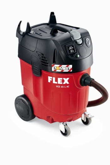 Flex VCE 45 L AC 230/CEE Safety vacuum cleaner with automatic filter cleaning system, 45 L, class L 240v