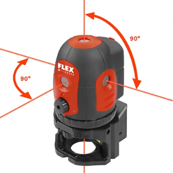 Flex ALP 305 Self Levelling 5-Point Laser with Floor and Wall Console