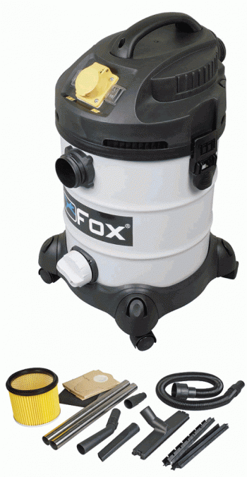Fox F50-800 Dust Extractor inc Accessory Kit 110v/240v