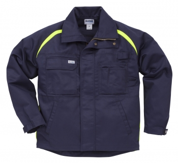 FRISTADS KANSAS 100333 FLAM JACKET DARK NAVY / YELLOW