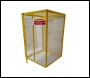 SED Gas Bottle Storage Cage - 1.8m x 1.2m x 1.2m Gas Cage - c/w Highly Flammable Sign