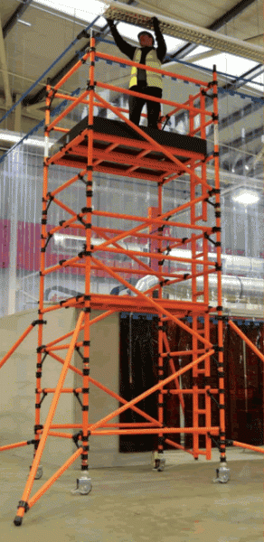 HiLyte GRP Fibreglass Single Width Mobile Access Tower