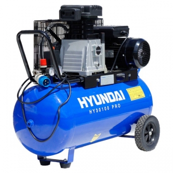 Hyundai HY30100P 100 Litre Belt Drive 'Pro Series' Air Compressor