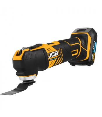 JCB 18V Multi-Tool with 2x 2.0ah batteries in W-Boxx 136 power tool case - Code 21-18MT-2-WB