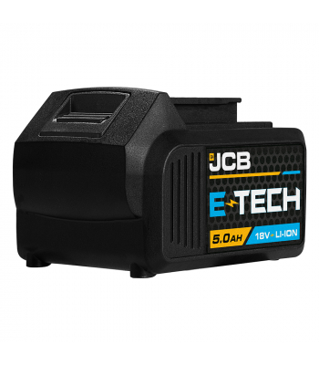 JCB 18V 5.0Ah Lithium-ion Battery and 2.4A Fast Charger - Code 21-50LIBTFC
